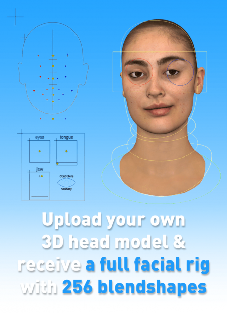 Polywink - Automatic Expressions Blendshapes And Facial Rigs