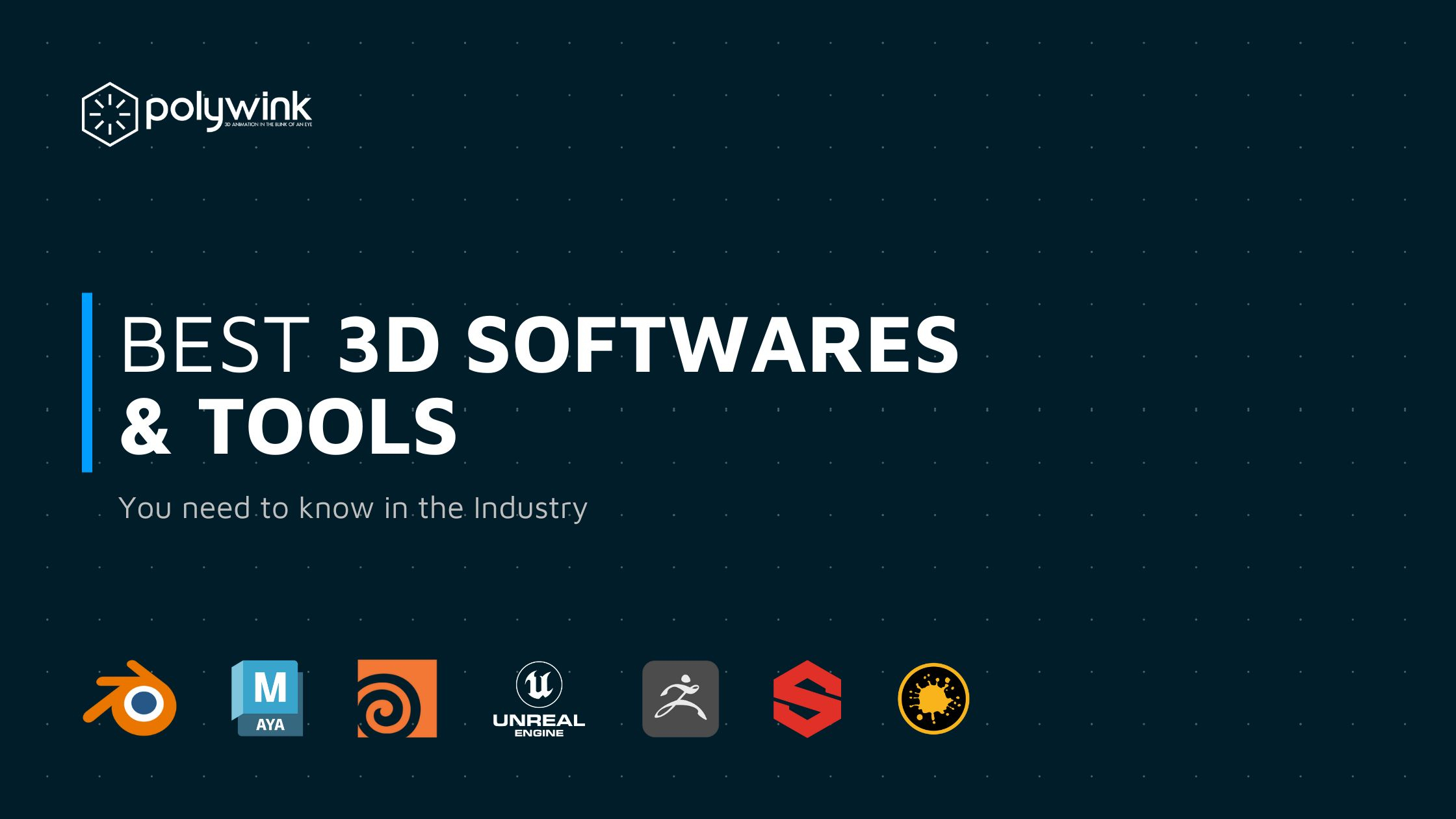 Les meilleurs logiciels et outils pour les artistes 3D Polywink